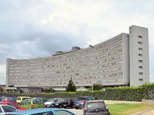 Lavori di costruzione del Nuovo edificio dell’Ospedale S.Andrea - 3 Lotti-Roma