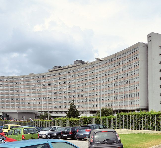 Lavori di costruzione del Nuovo edificio dell’Ospedale S.Andrea - 3 Lotti-Roma